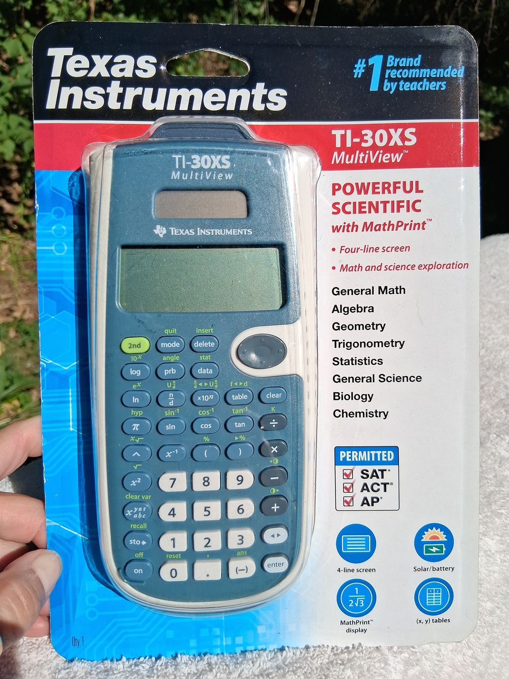 Texas Instruments TI-30XS MultiView Powerful Scientific Calculator Brand New